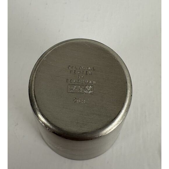 Pewter 3 Boardman Colonial Cordial Shot Glasses #685 3x2 Ins. New No Box - Picture 7 of 9